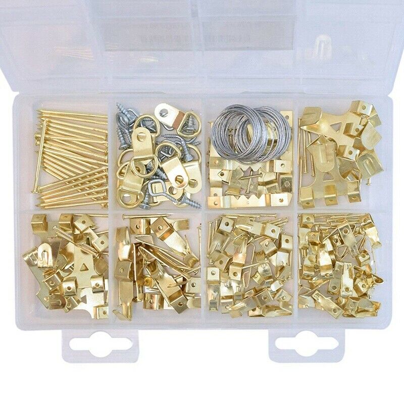 Picture Hangers,Painting Hanging Kit Picture Suspension Kit 220 Pieces Heavy DY1