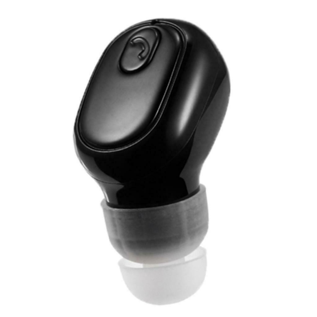 Invisible Bluetooth 5.0 Wireless Headset for Workout Gym Running Black