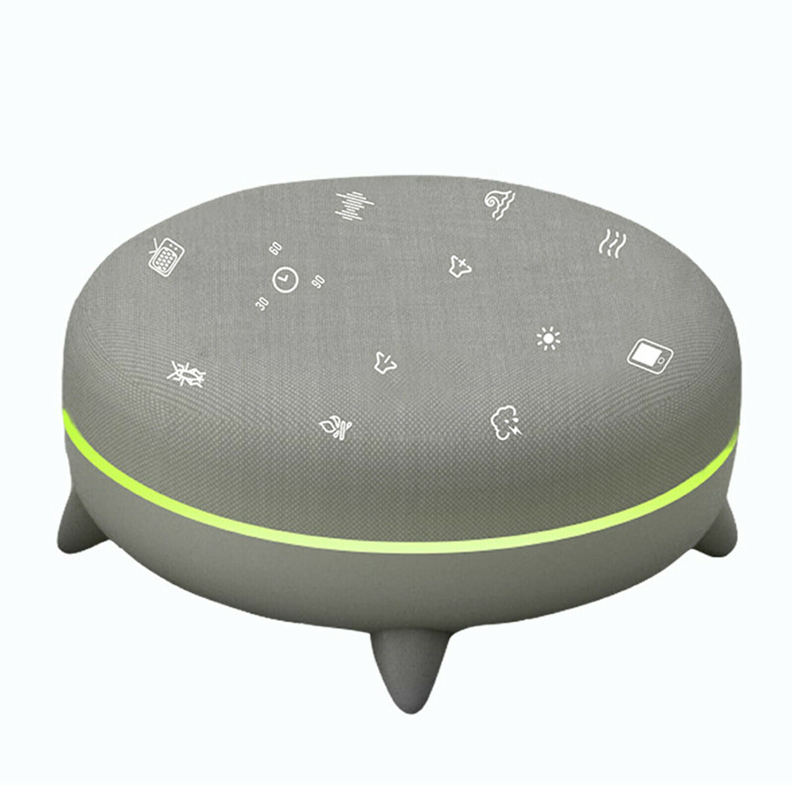White Noise Machine with Bluetooth 5.0 Speaker RGB with Dimable Night Light