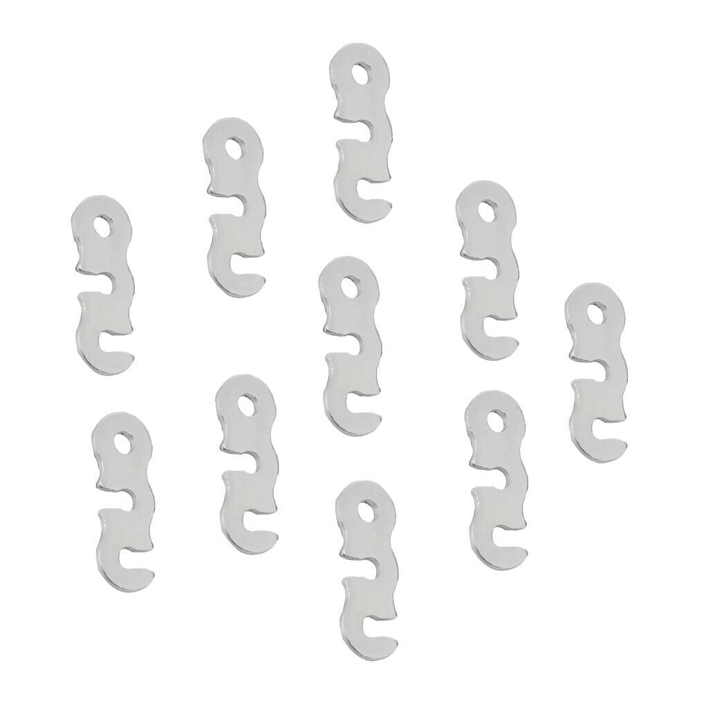 10pcs Tent/ Awning Guy Line Runners Guyline Rope Lock Tensioners Camping