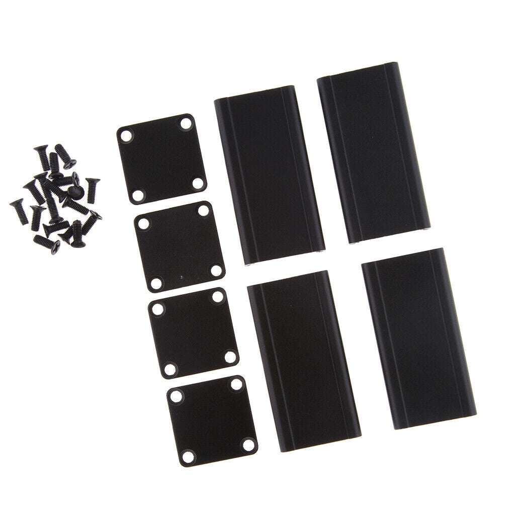2Set Aluminum Enclosure Instrument Shell Electric Project Box DIY 50x25x25mm