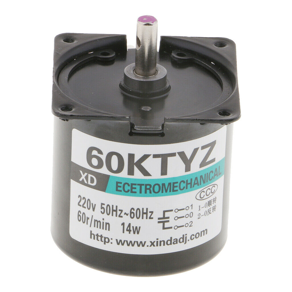 60KTYZ 220V 60r/min Center Shaft Gear Synchronous Permanent Magnet Motor