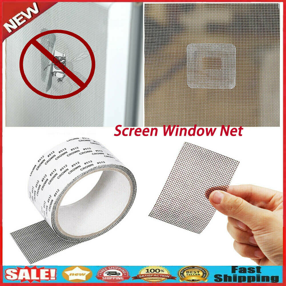 Screen Window Net Adhesive Anti-mosquito Fly Insect Repair Patch Stickers Tool