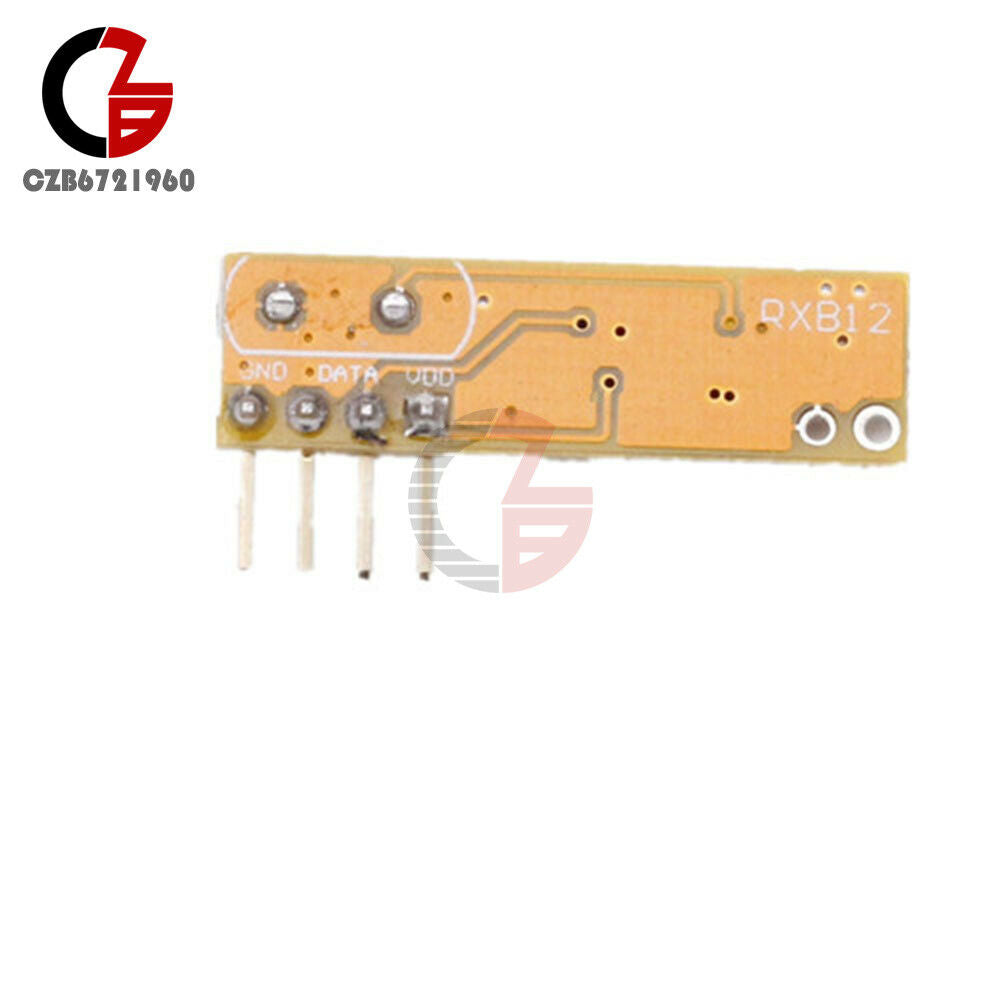 5PCS RXB12 433MHz Super-heterodyne Wireless Receiver Module For Remote Control