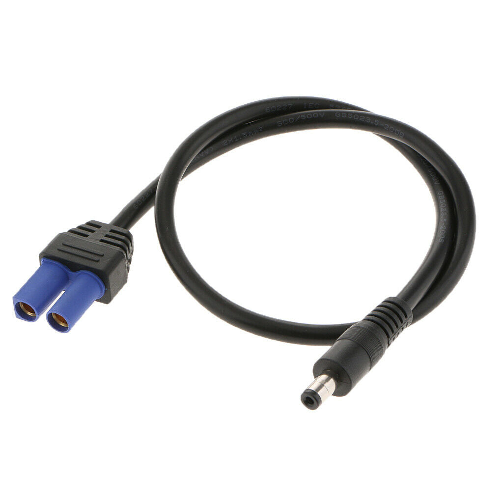 EC5 to DC5521 Coax Adapter Cable for Car Jump Starter Emergency Power 500mm