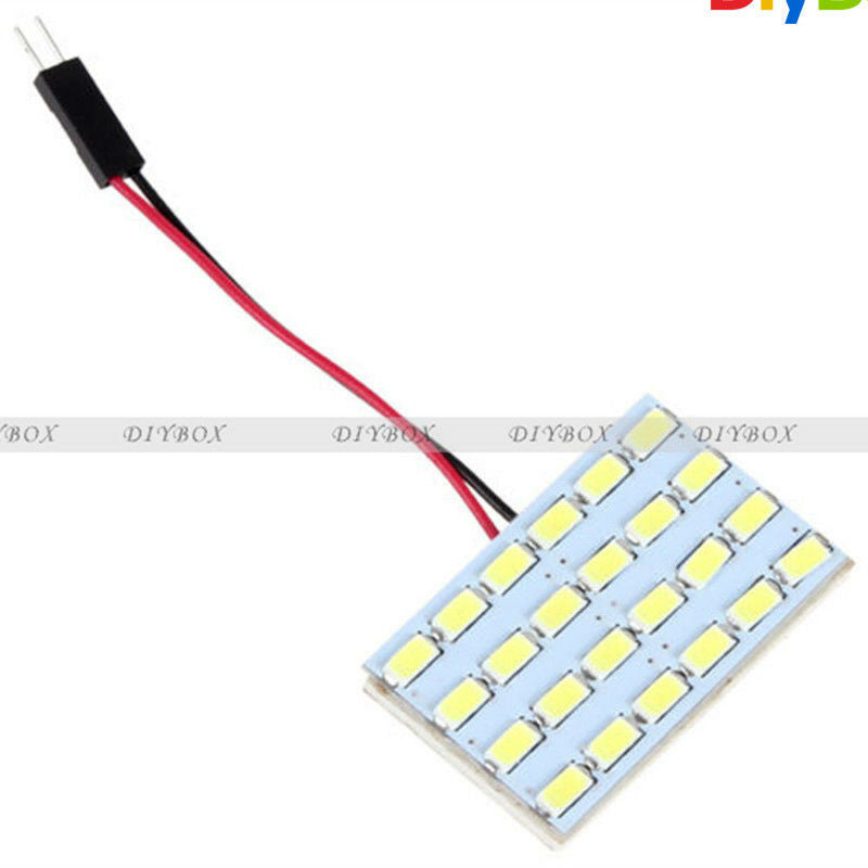 12V 24LED 5730 SMD LED Light Panel Board Car Interior Dome Reading Lamp Light 3W