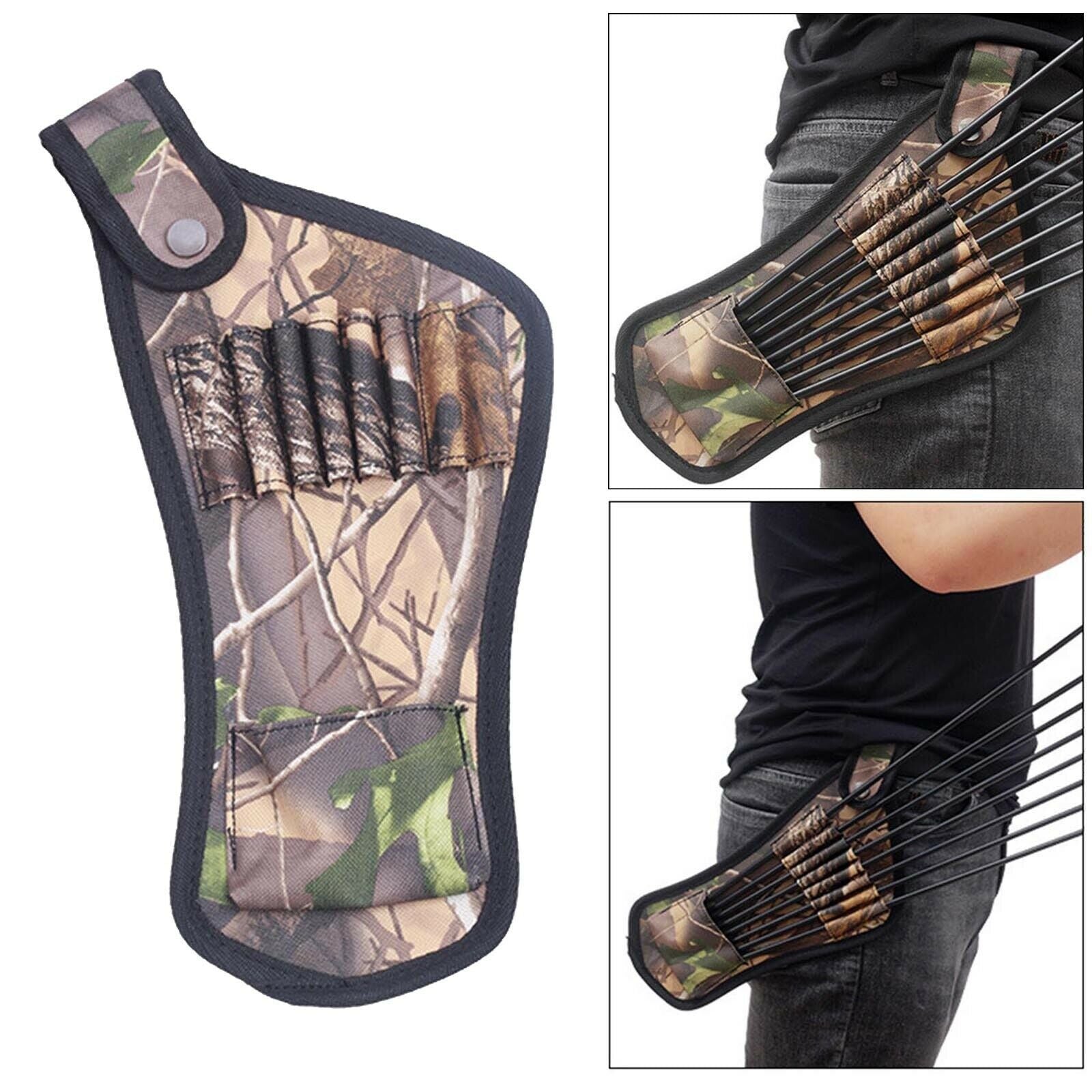 Durable Archery Quiver Hip Bolts Holder Pouch with Belt Loop Training Aids