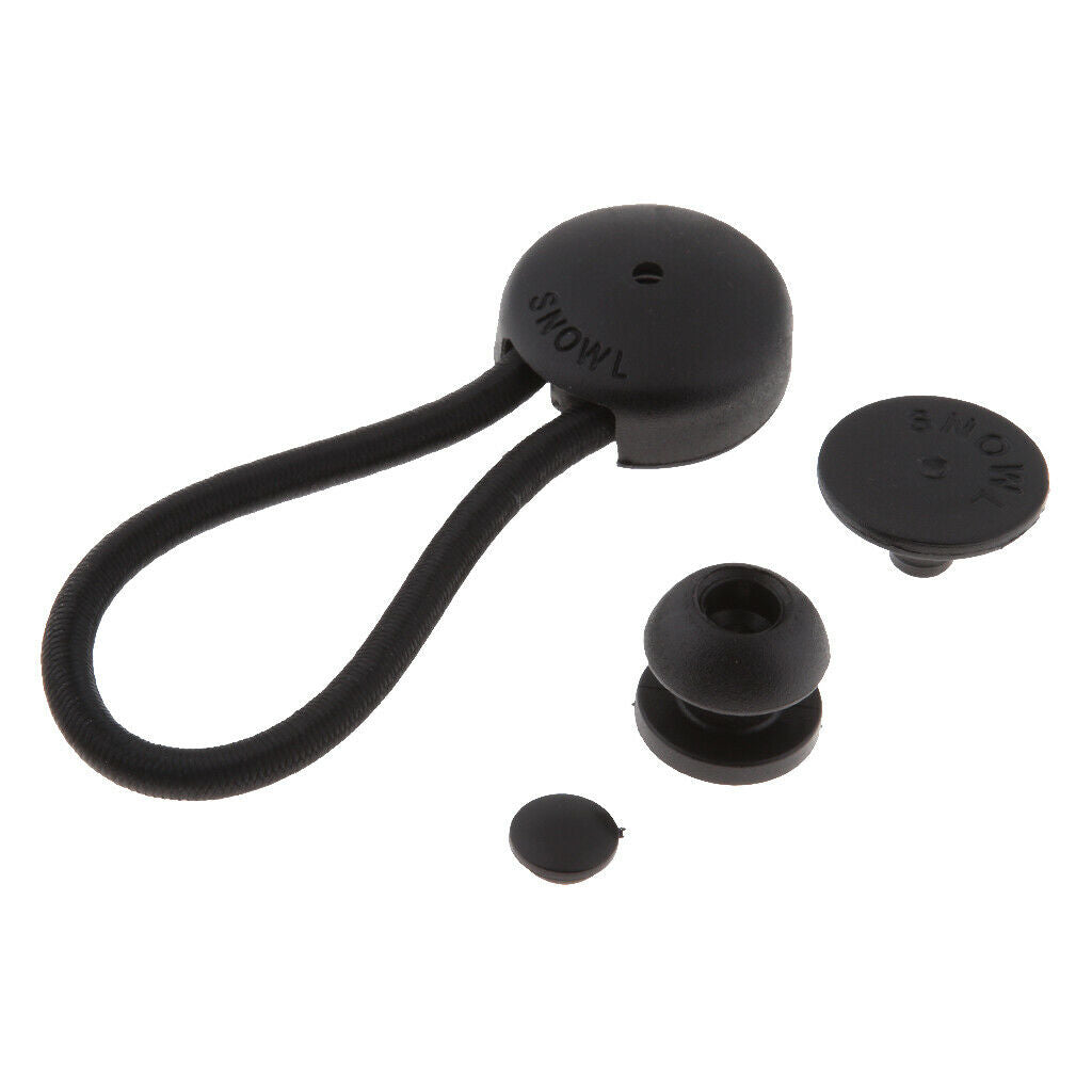 (3-Pack) Bungee Hook Tie Rope - Elastic Stretch Cord Straps Kit