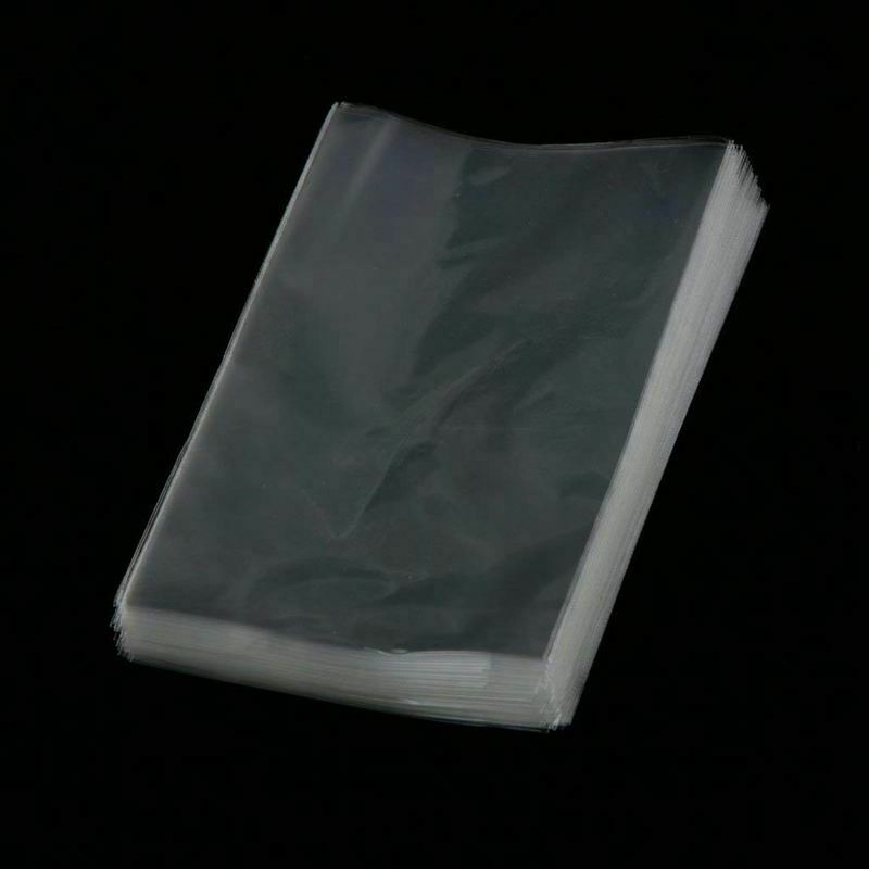 100 x Clear Cellofan Chocolate Lollipop Bag, 6cm x 10cm, Plastic E5H4H4