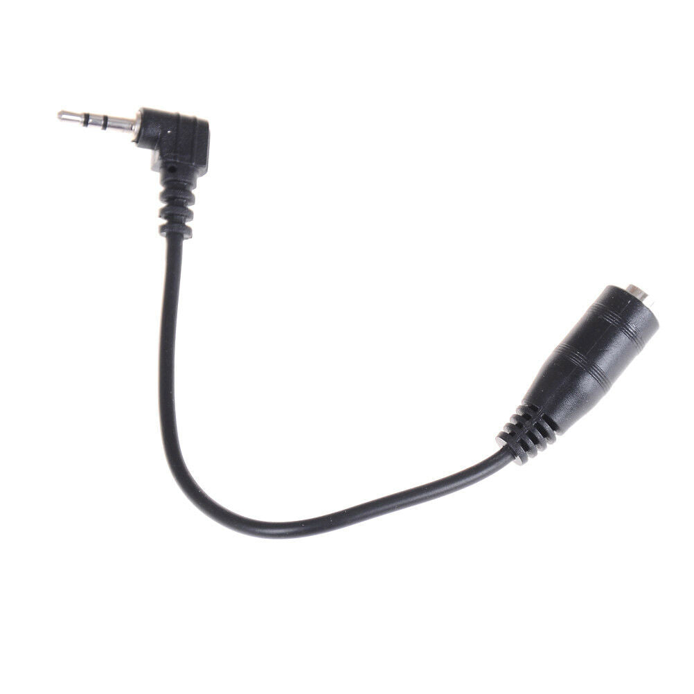 2pcs 2.5mm Male To 3.5mm Female Audio Stereo Headphone Converter Adapter Lt