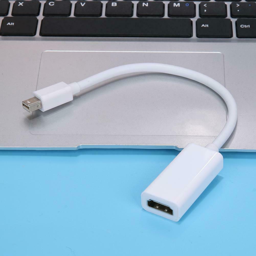 Mini Displayport Male to HDMI-compatible Female 1080P Video Converter Adapt @