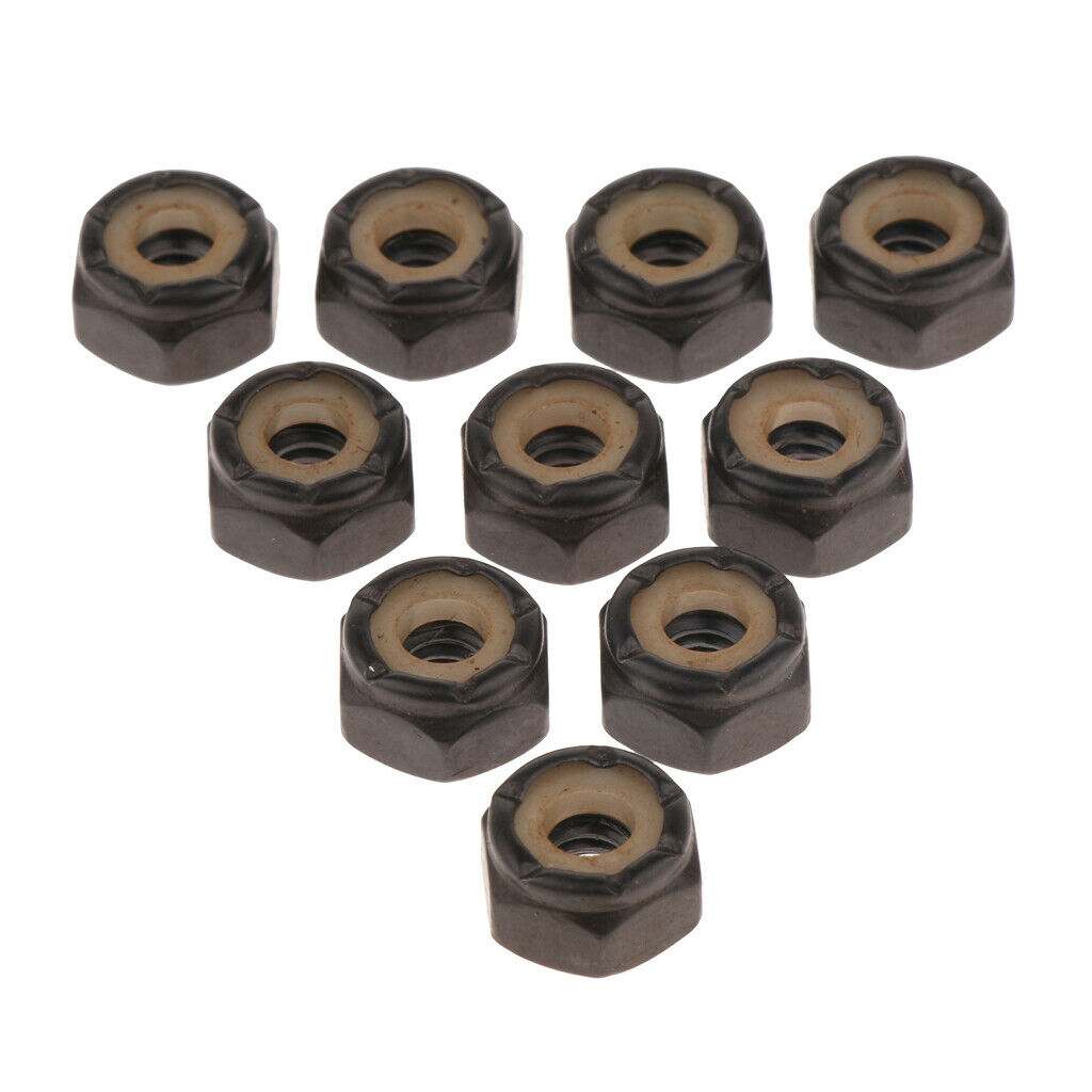 10x 5/8/10mm Skateboarding Hardware Replacement Longboard Kingpin - M5