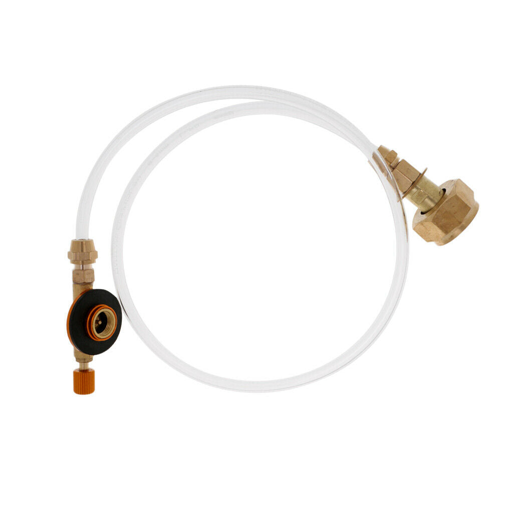 Bottle Refill Hose Adapter Coupler Connector Regulator Valve for Camping