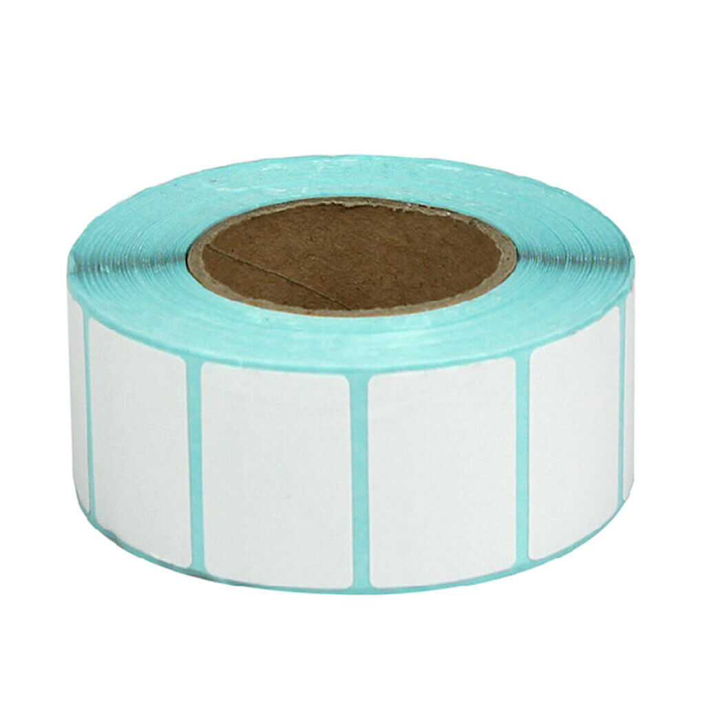 (3 Roll/3000 Labels) Direct Thermal Blank Labels Barcode Label White