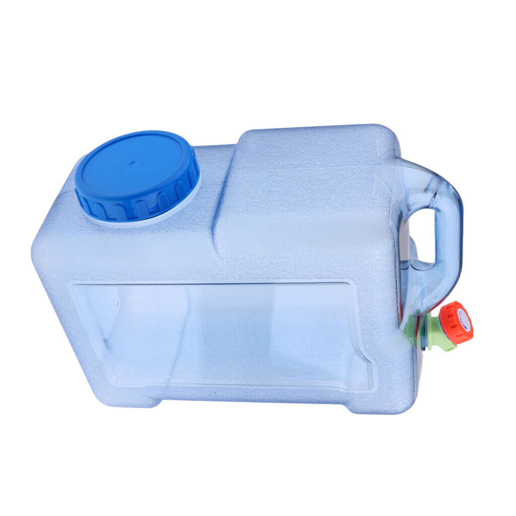 Outdoor Camping Water Storage Carrier Container with Water-tap Leakproof Lid 12L