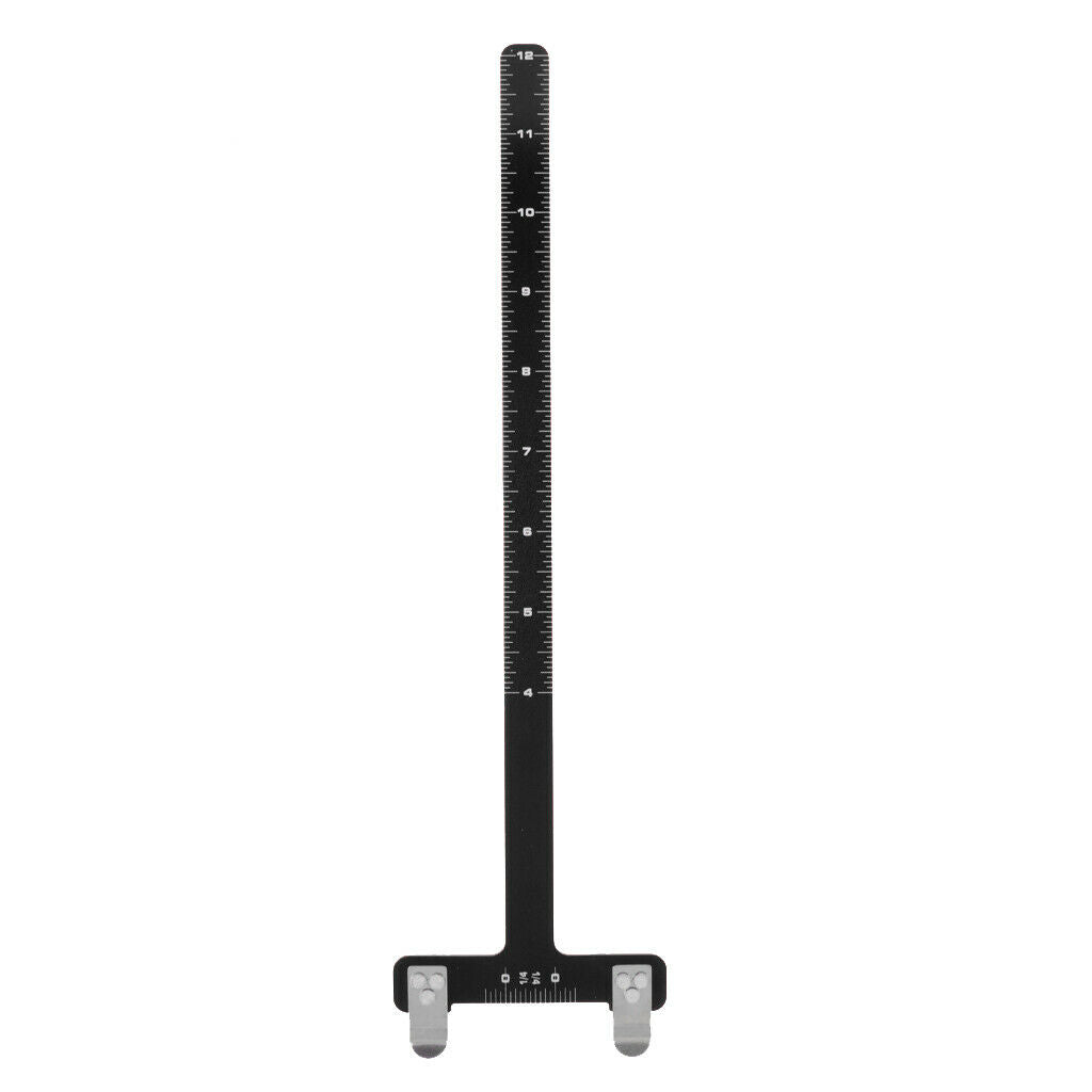 Bow Square T Shape Measurement 12inch for Longbow Bow Accessories Black