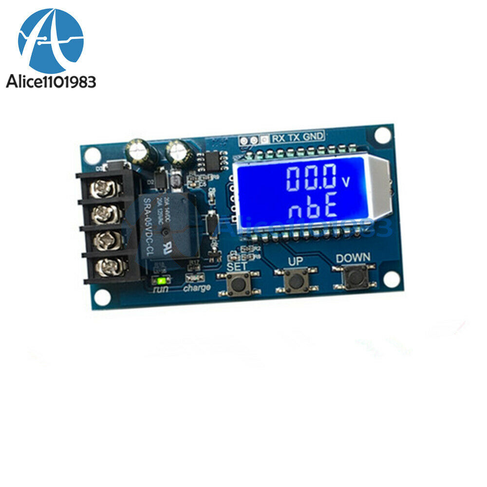 10A 6-60V Lithium Battery Charge NC Control LCD Display Module Protection Board