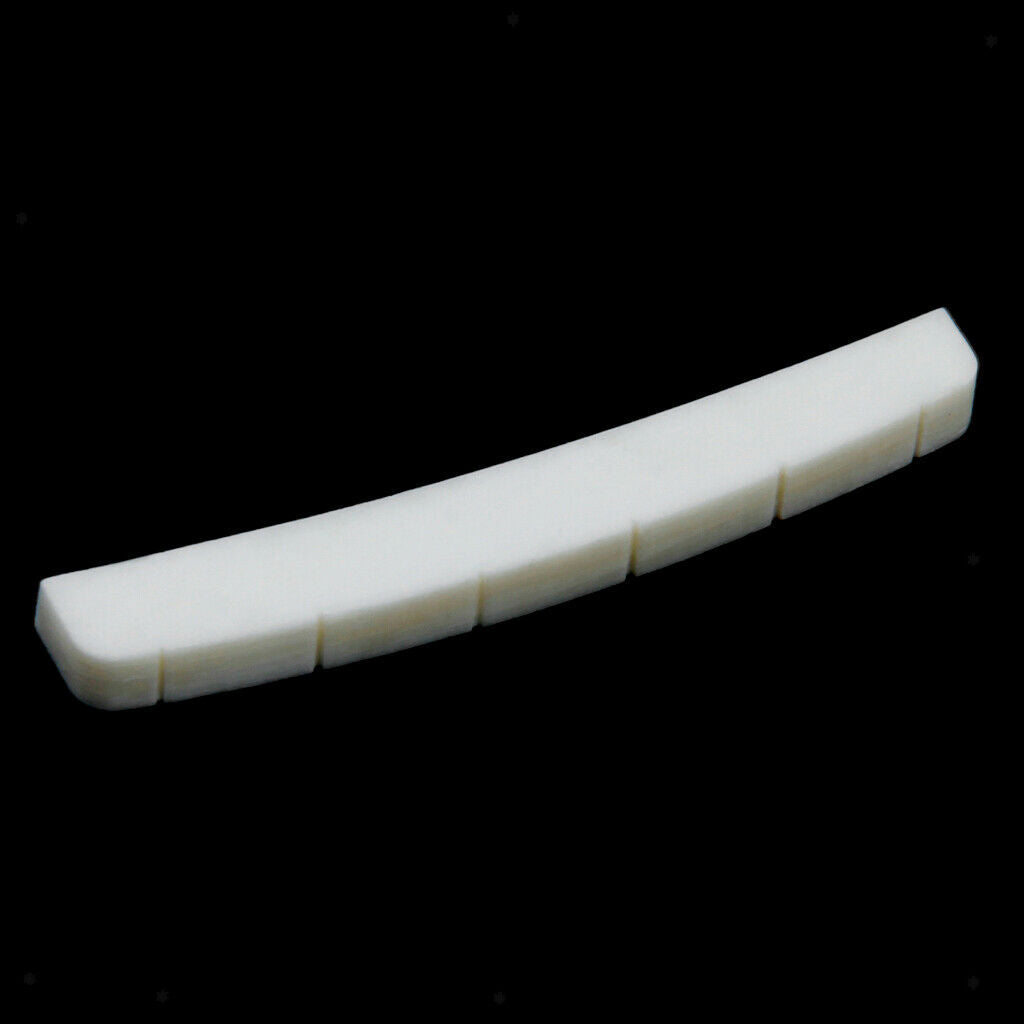 10Pcs Bone Nut Pour St Guitars Pre-cut \u0026 Slotted Nut Parts 43mm