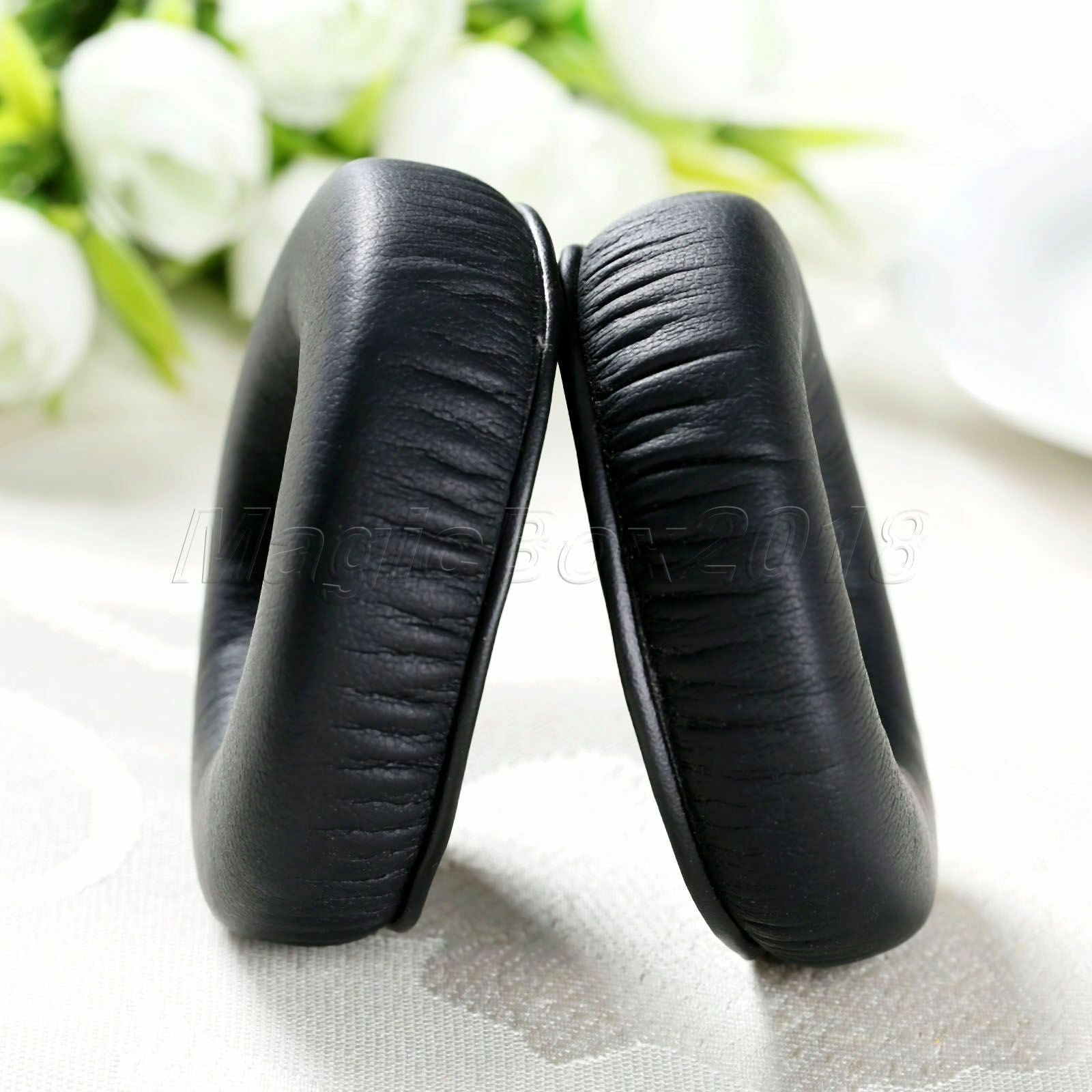 Replacement Black Leather Foam Ear Pads Headset Cushion For AKG K67 DJ Headphone