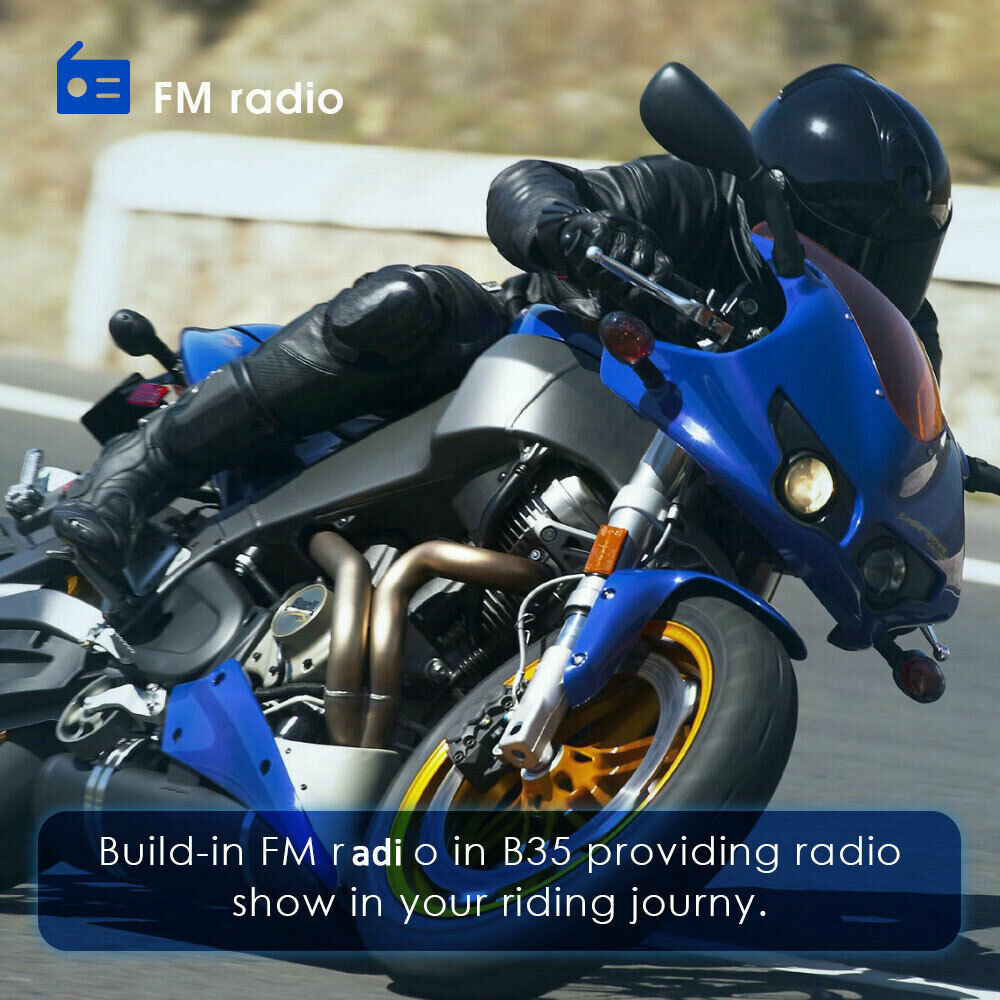 BT12 Motorcycle Helmet Headset Intercom Hands-free Microphone Earphone Bluetooth