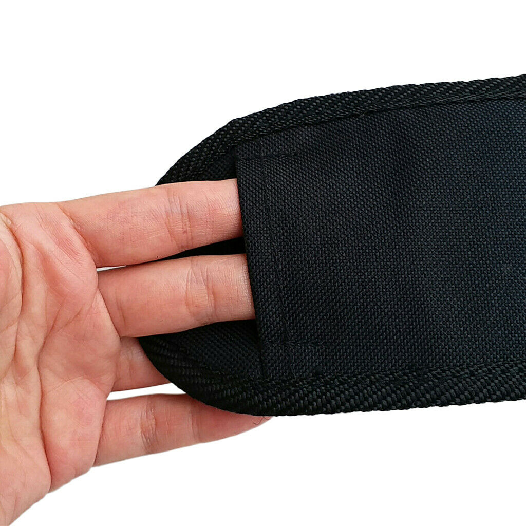 Waterproof shoulder pad belt shoulder strap for travel bags black
