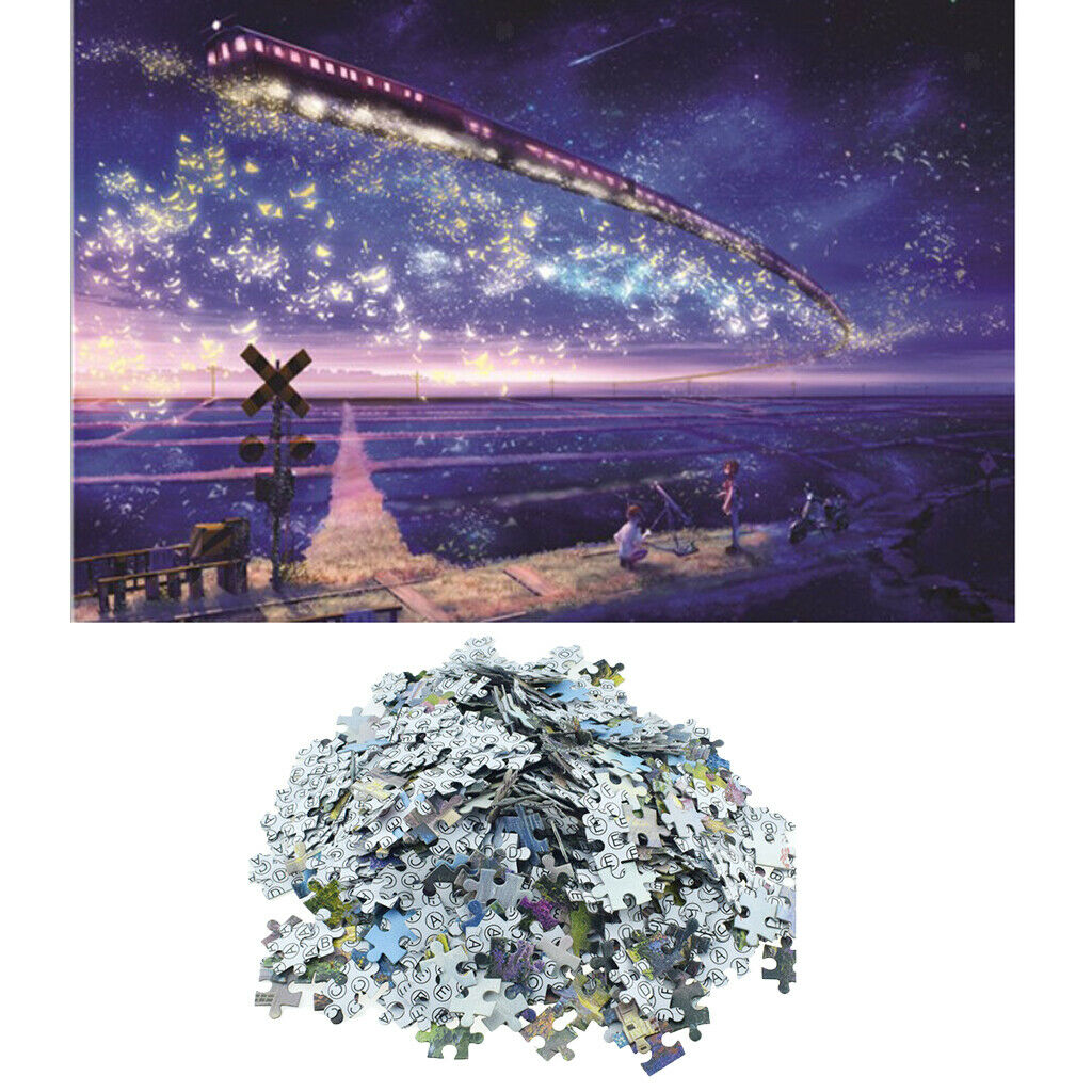 1000 Pieces DIY Jigsaw Assembling Landscape Toys Games Decor 50x75cm K