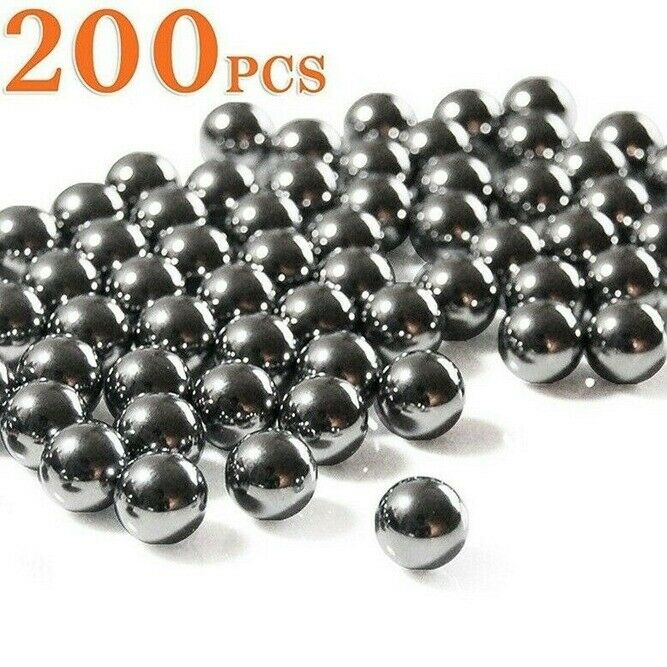 200x 10mm Slingshot Ammo Ball Catapult Hardened Carbon Steel Bearing Hunting