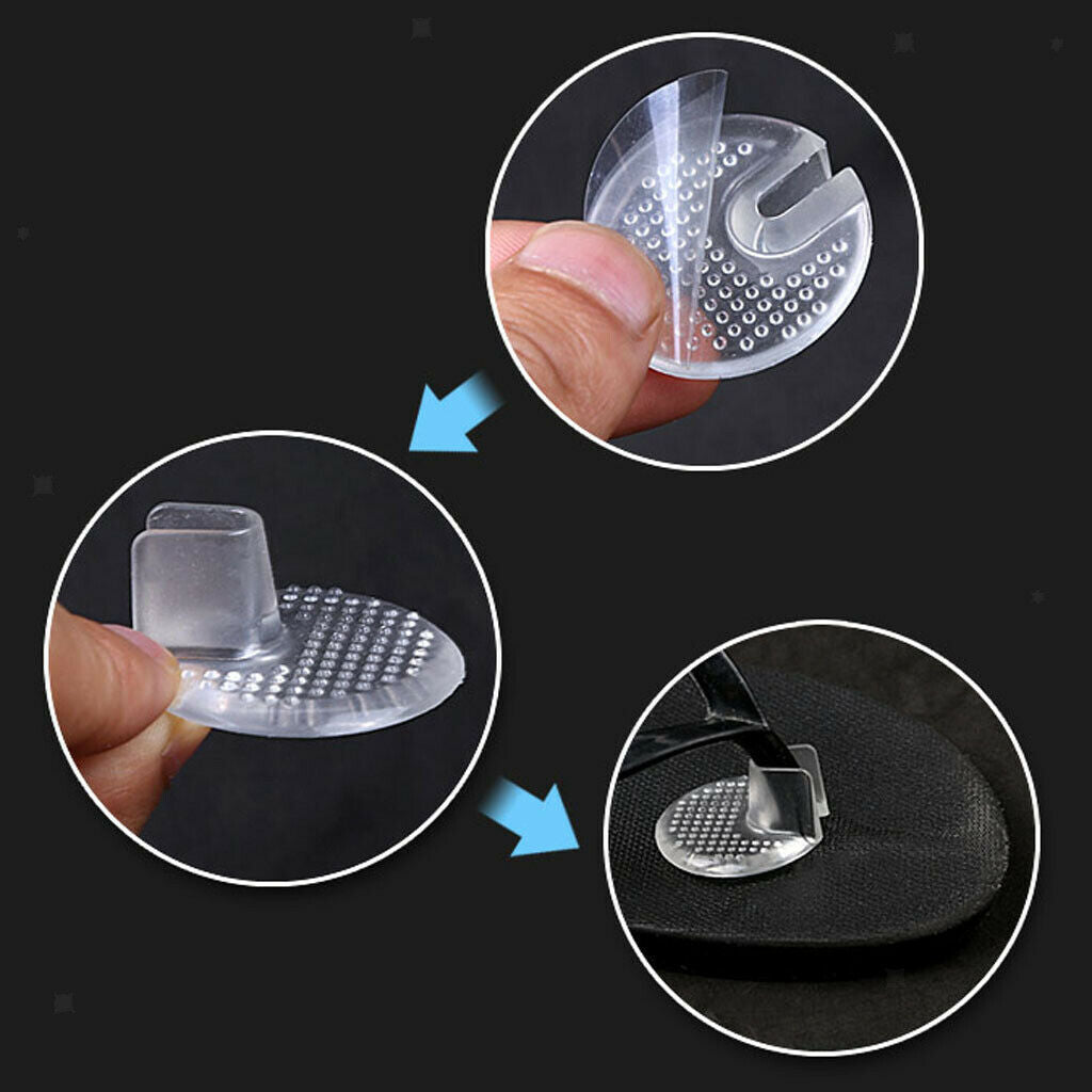 5 Pairs of Forefoot Cushion Insole Forefoot Holder Foot Massage Pad,