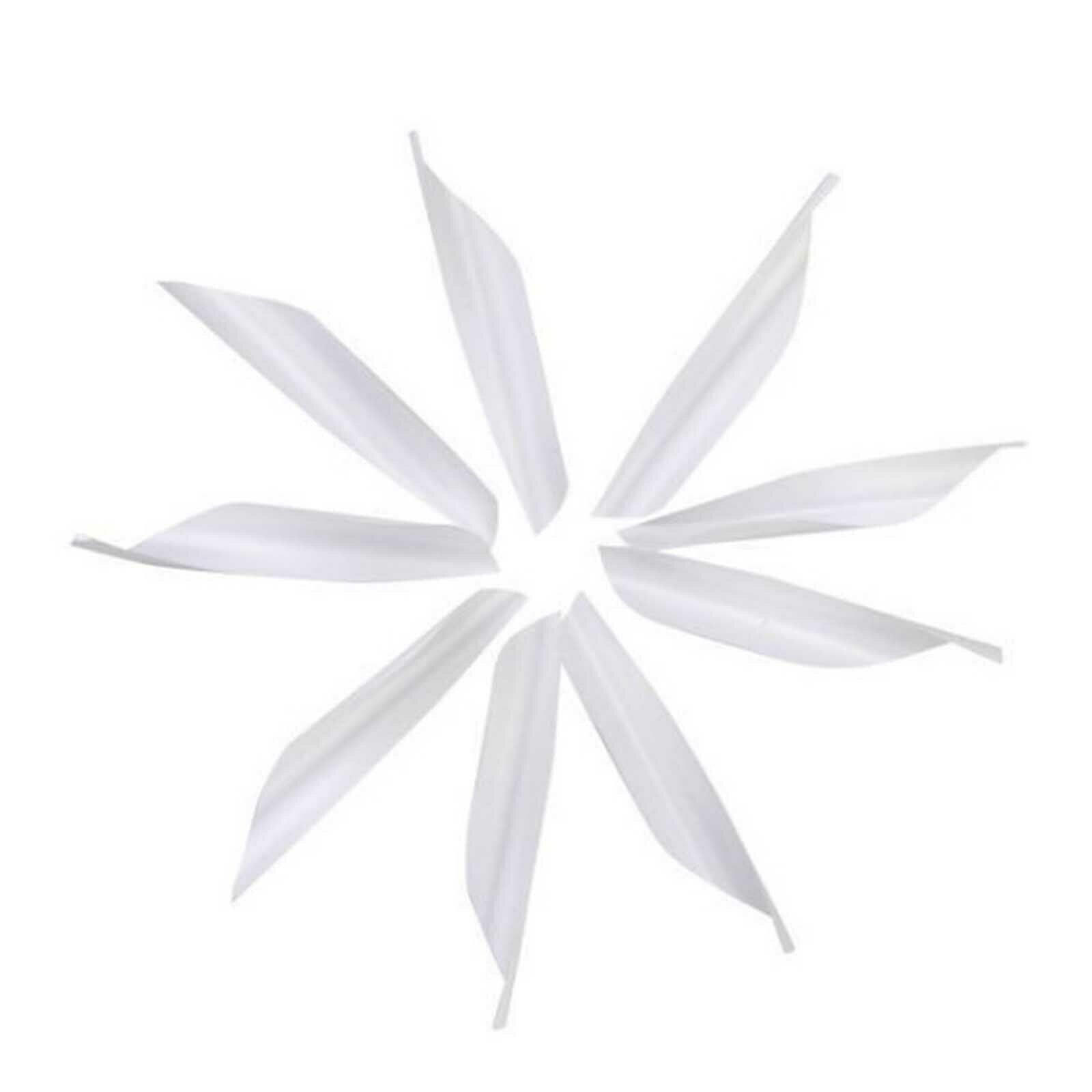 50pcs Spiral Feather Spin Wing Vanes Fletches Right DIY Arrow Hunting CA
