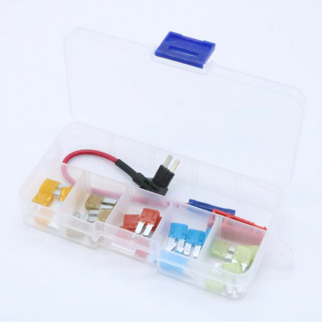 25 X Mini 5A-20A Micro2 Auto  Holder Fuse for Car Motorcycle Boat