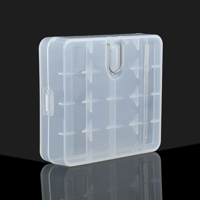 Portable Hard Plastic Battery Case Holder Storage Box for 4x18650 Batteries MF