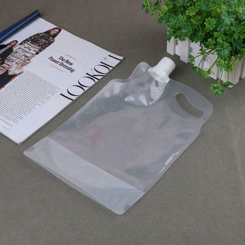 Portable 2L Foldable Drinking Water Bag for Outdoor Camping Hiking Riding C#P5