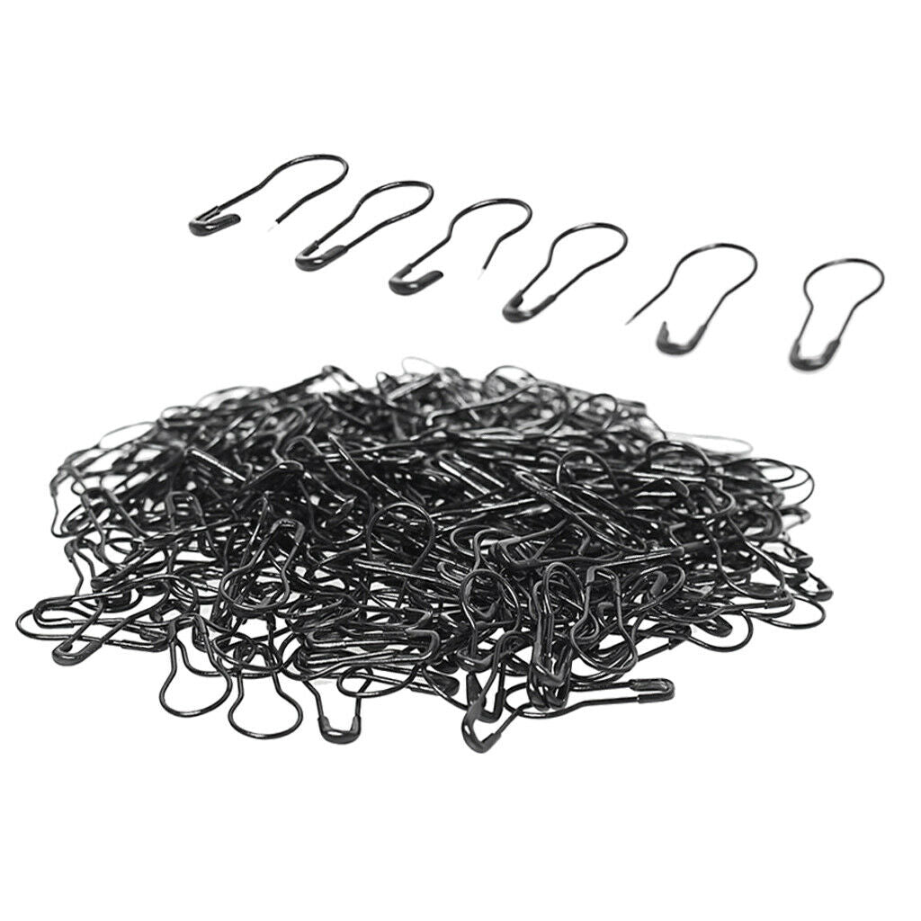 1000 Pear Pins Pumpkin Safety Pins Metal Calabash Pins, Knitting Crochet Locking