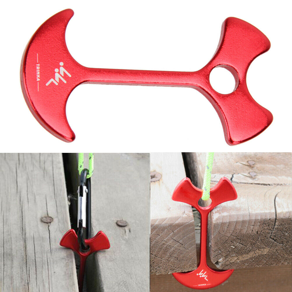 8pcs Floor Nail Camping Wedding Tent Peg Path Deck Camp Wind Rope Chains @