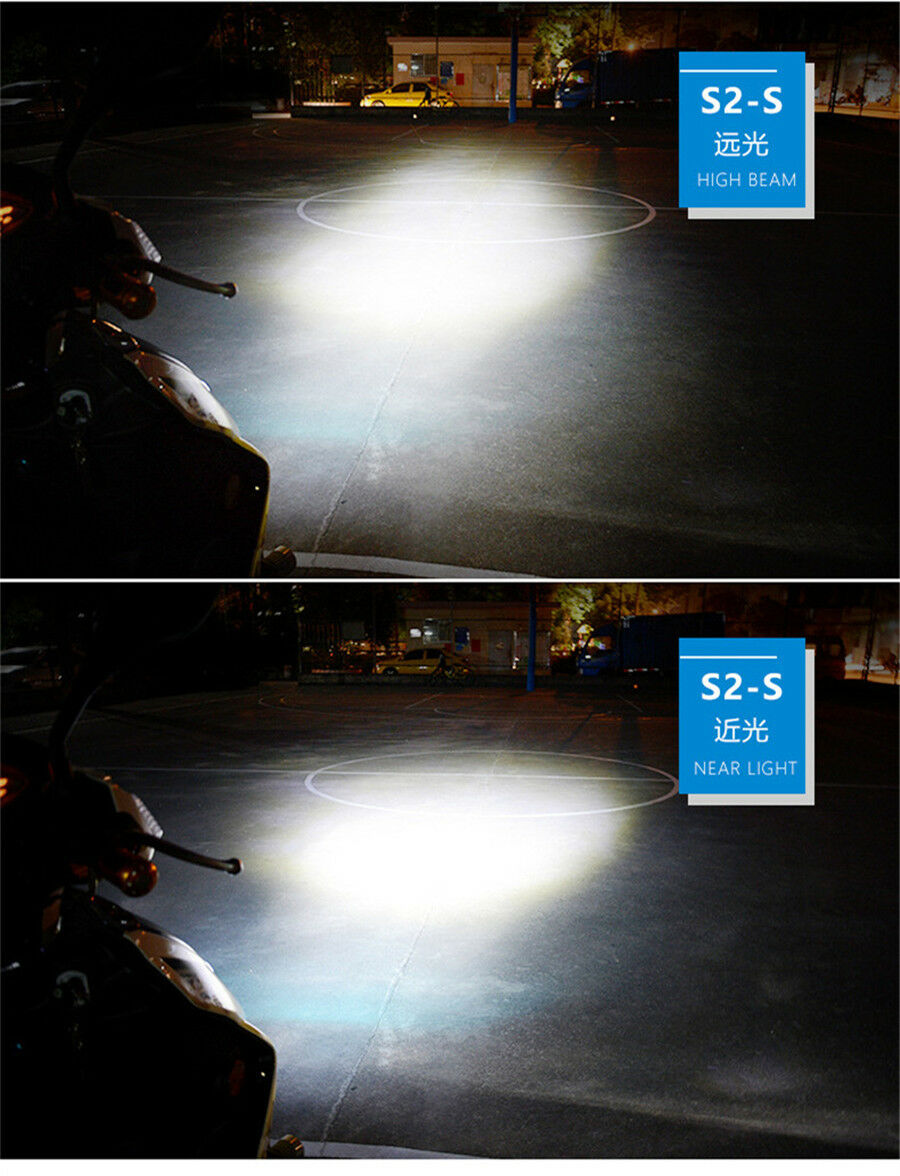 -XN1x Motorcycle Bike H4 36W LED 3000LM Tri-sides Bright Headlight Light Bulb