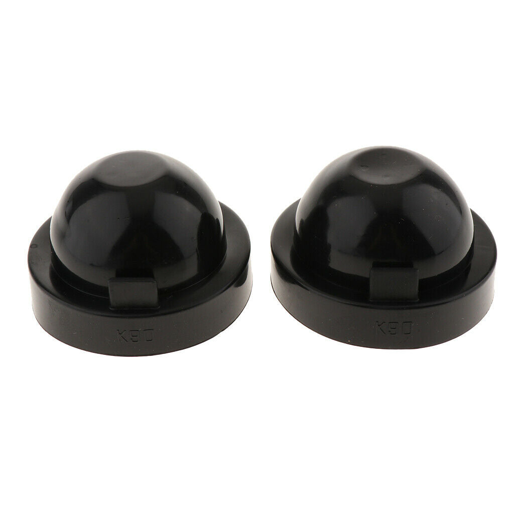 (2) 90mm Rubber Housing Seal Caps For Headlight Install Xenon Headlight Kit, LED