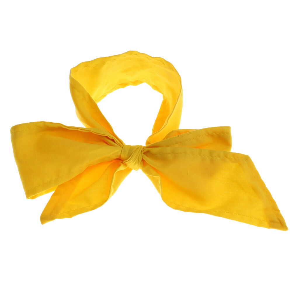 Baby Toddler Girl Kid Bow Rabbit Flower Hair Band Turban Headband Yellow
