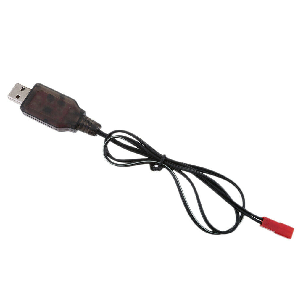 Premium 7.2v USB to JST-2P NI-MH/NI-Cd Battery Charging Cable for RC Toys