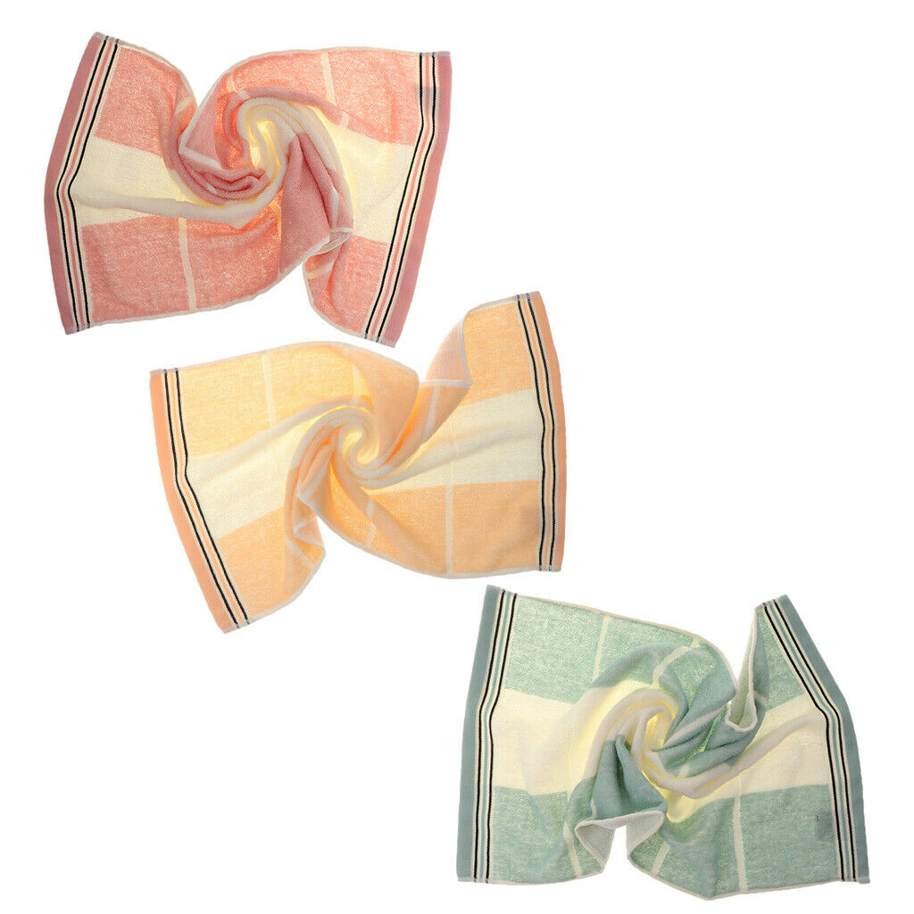 100% Cotton Absorption Water Face Cloth High Quality Bathroom Towel Pink