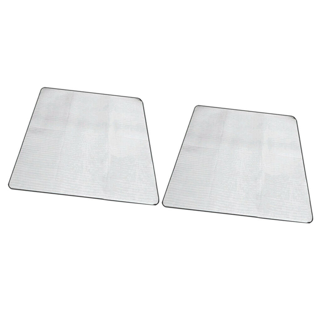 2pcs Aluminum Foil Sleeping Mattress Mat Pad Camping Picnic Ground Sheet 200x200