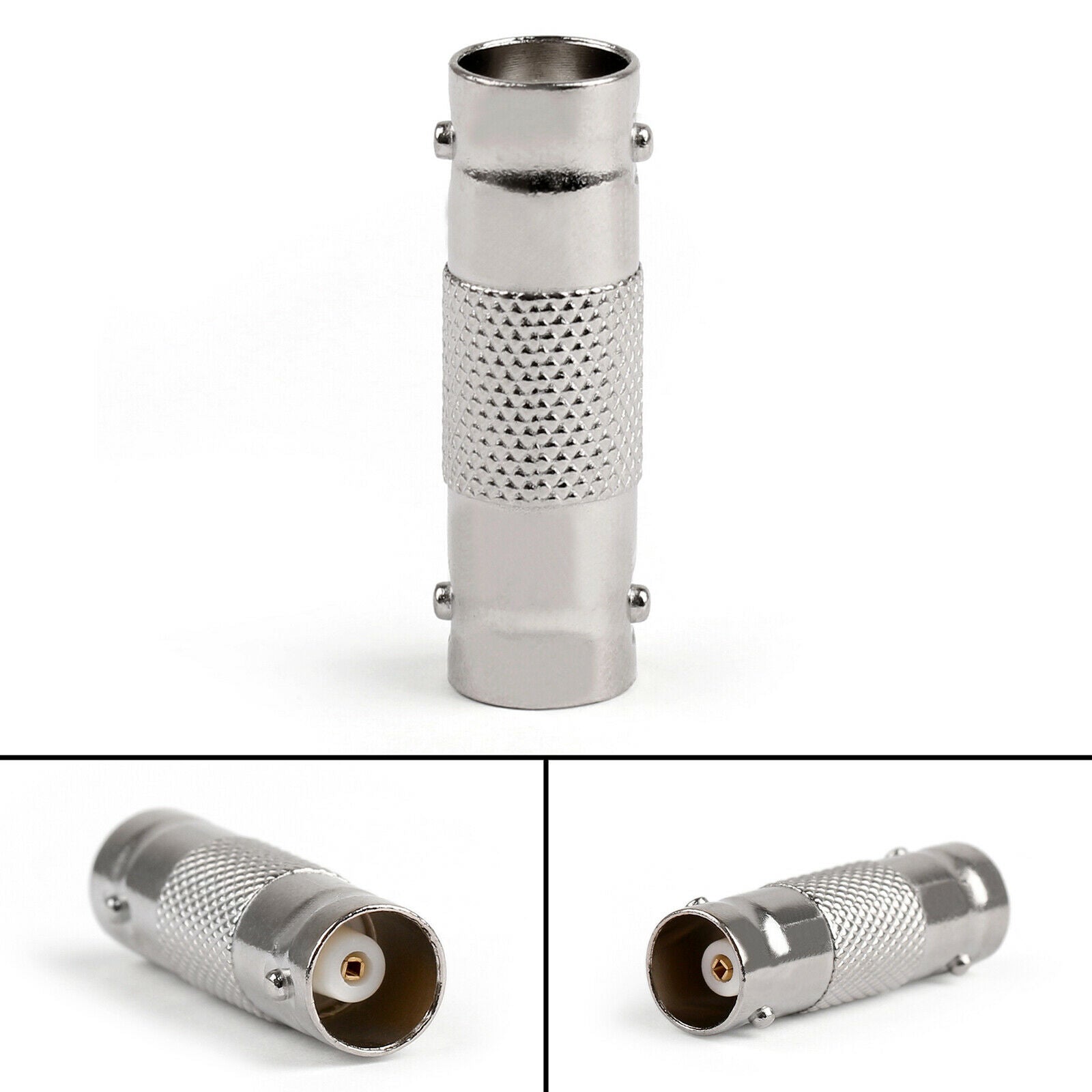 10Pcs BNC Female To BNC Female Connector Coax Adapter Coupler For CCTV Camera