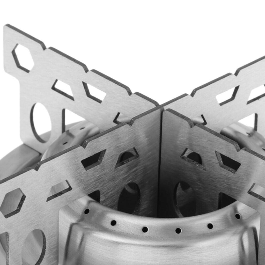 Picnic Alcohol Stove Spirit Burner Base with holder outdoors