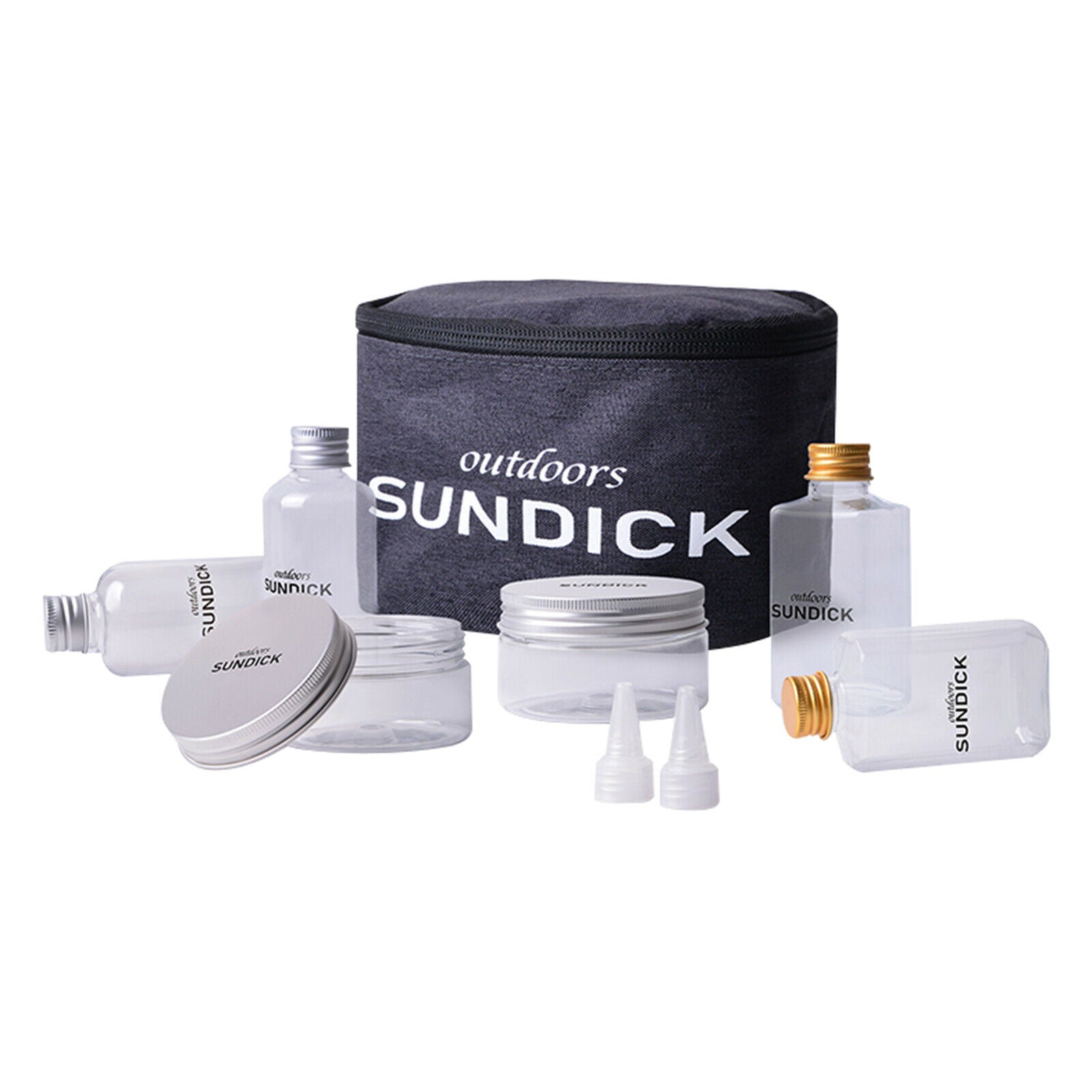 6pcs Kitchen BBQ Spice Jars Cruet Tool Camping Hiking Home Cooking Seasoning