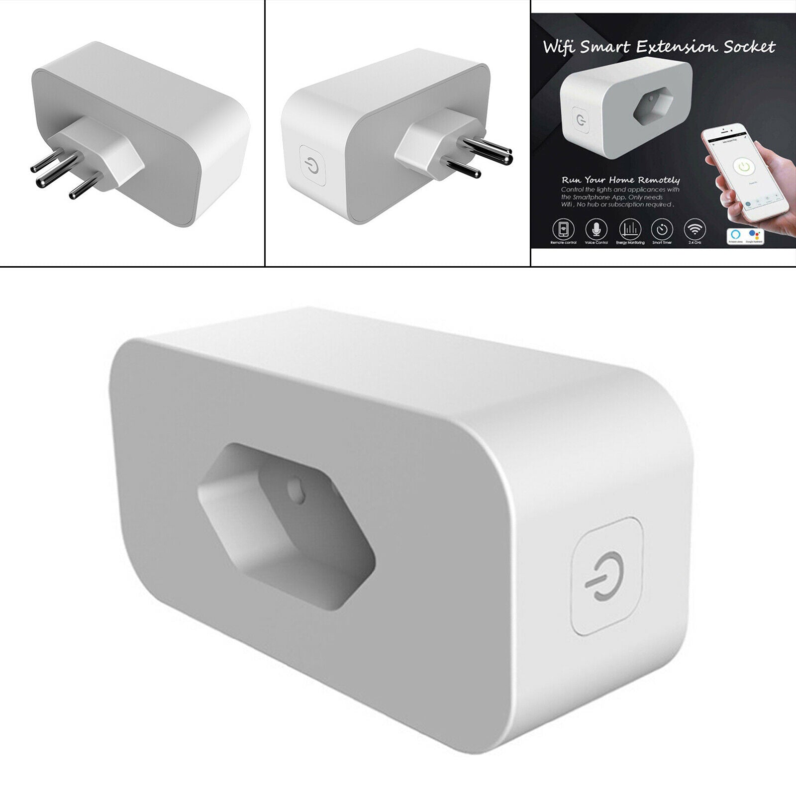 Smart Plug 16A Brazil Smart Socket BR Plug Wireless Outlet Home Smart