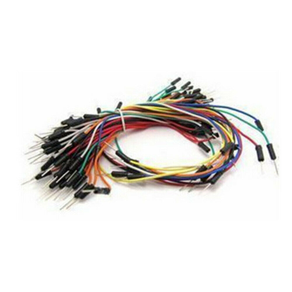 65Pcs Solderless Flexible Breadboard Line Jumper Cable Wires Connecting Supplies