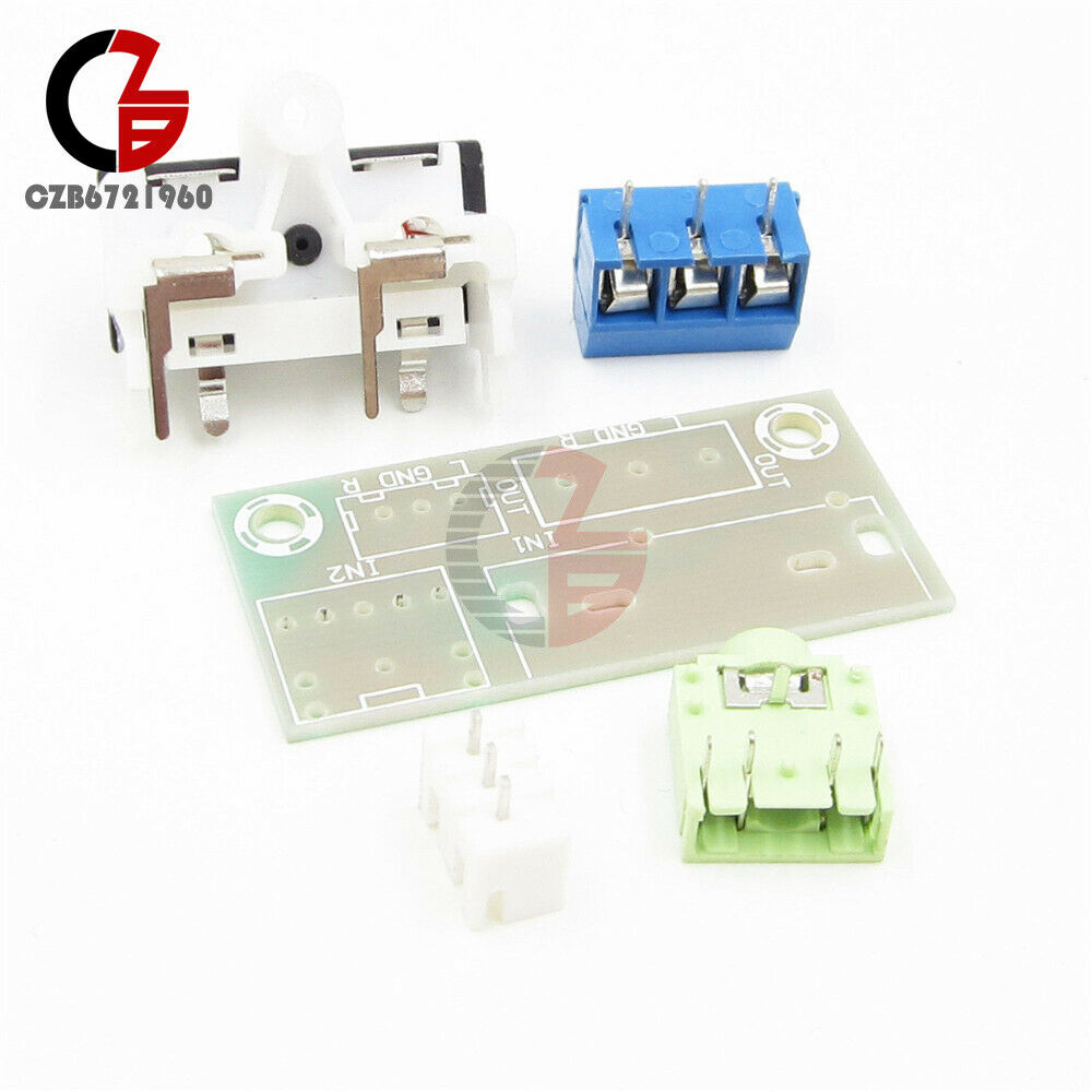 Audio Switch Board RCA to 3.5mm Socket Front Board 5V DIY Kit For Amplifier