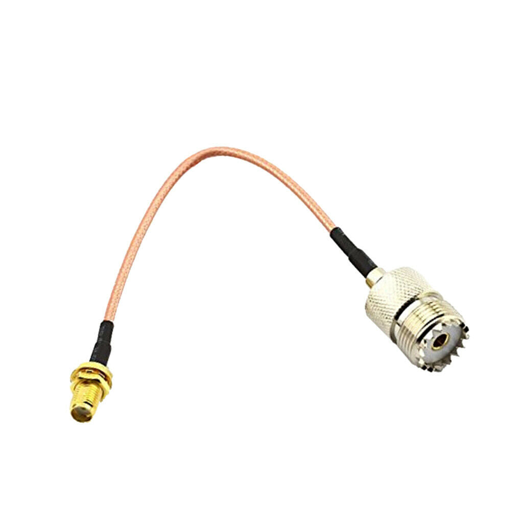 Handheld Antenna Cable SMA Female to UHF SO-239 Female Plug