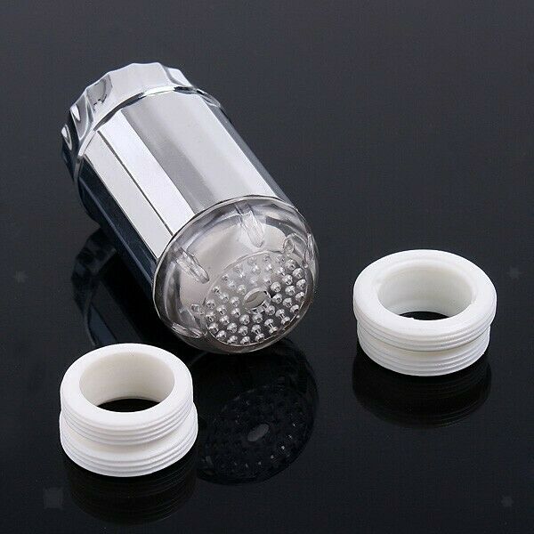 3 Colors LED Water Faucet Temperature Sensor Glow Shower Water Tap