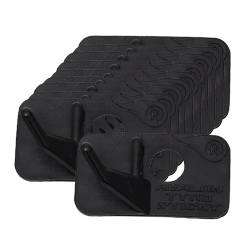 10x Recurve Bow Arrow Bow Rest Plastic & Self-adhesive Back Archery Tools