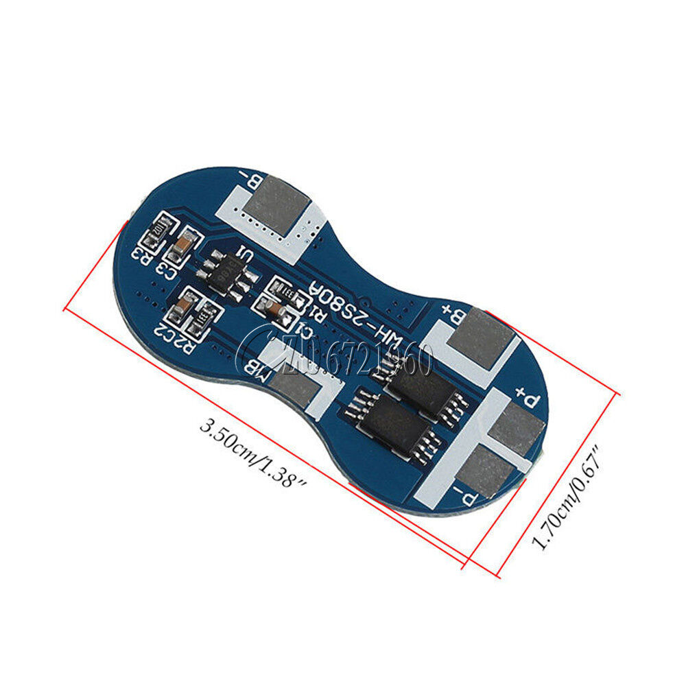 2S 4A 2 Series 18650 Li-ion Lithium Battery Charger Protection Board 7.2V 7.4V